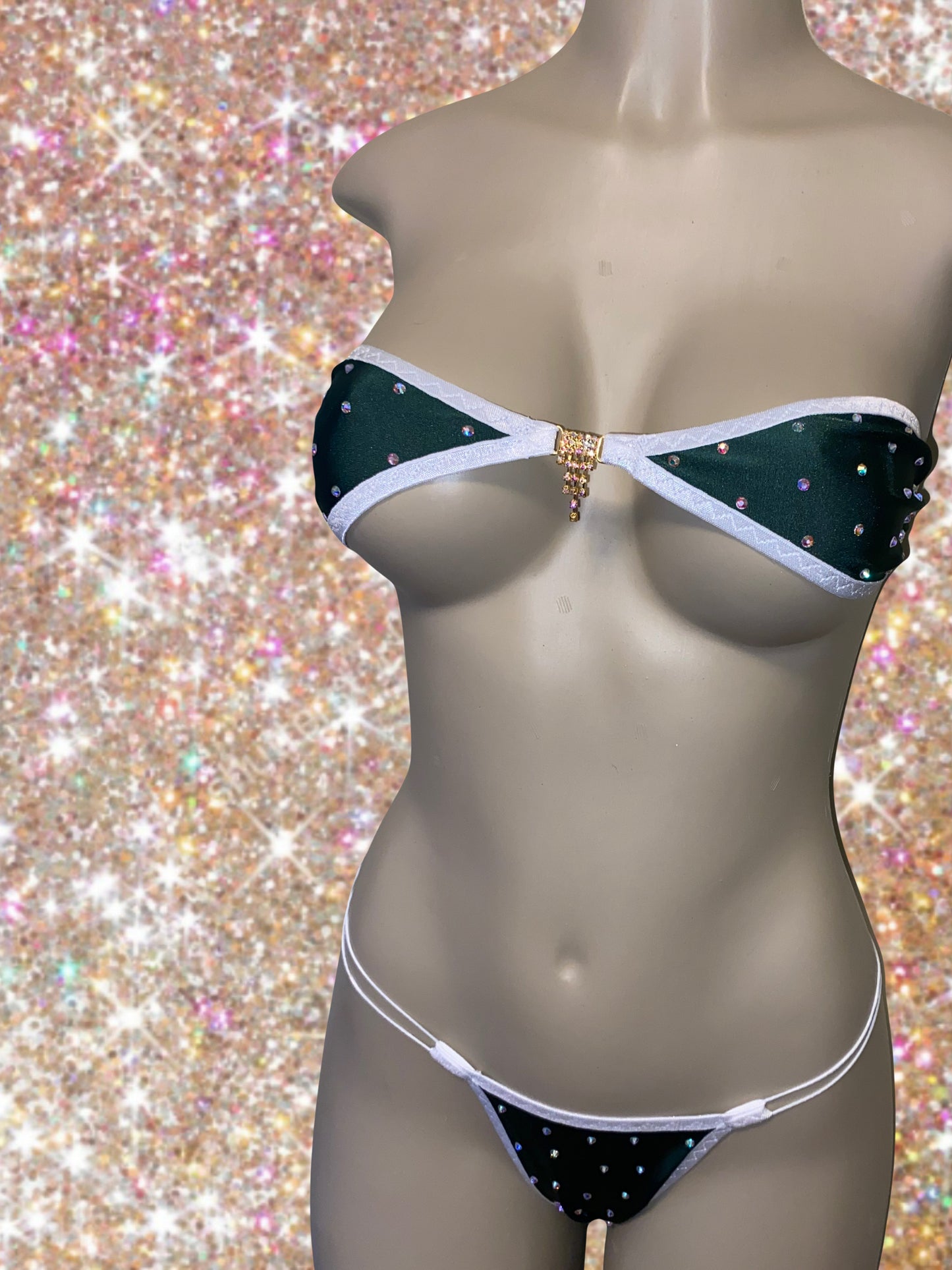 Hunter Green Teardrop Set