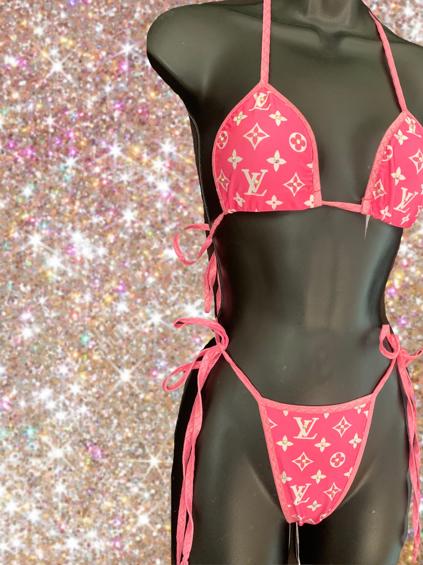 Pink Lou Triangle Set